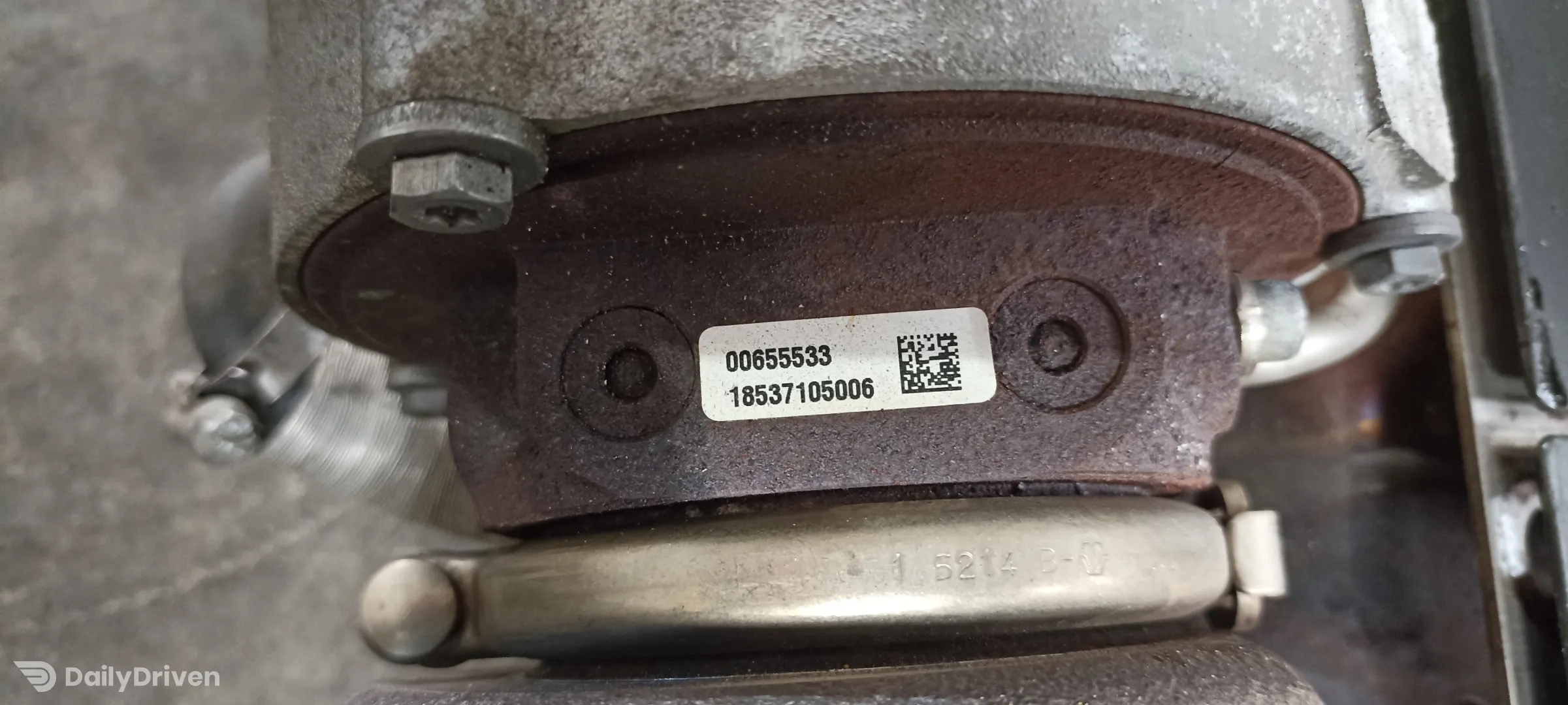 Turbina BMW Seria 5 F07GT F10 F11, benzina N55, 7643115, turbo 1853 7105006