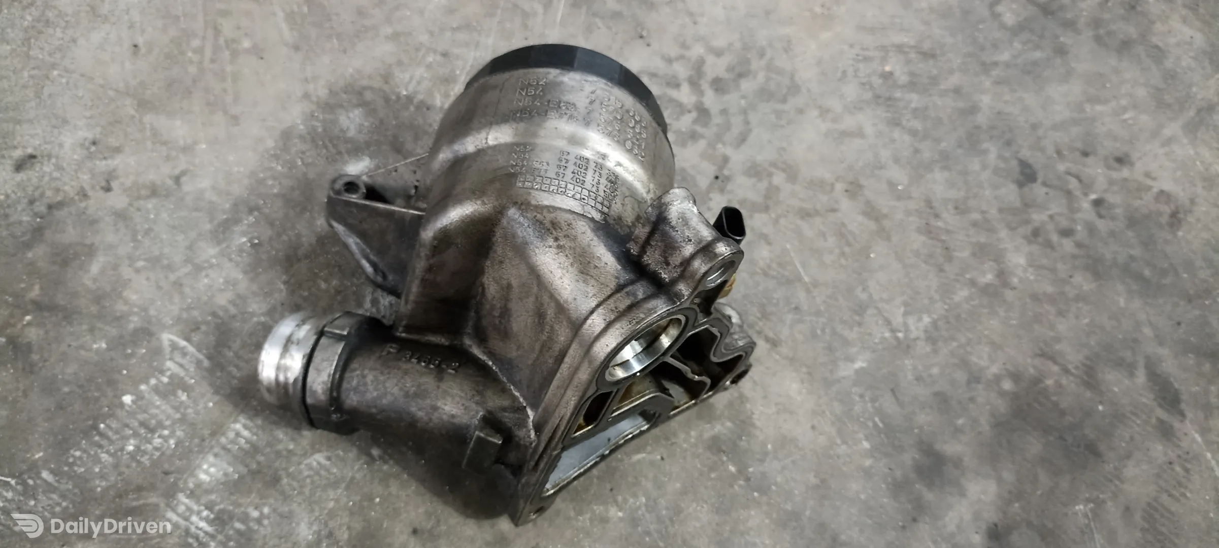 Carcasa filtru ulei BMW Seria 4 F32 F33 F36, benzina, 7516383, 7570085, 7576521, 7573032