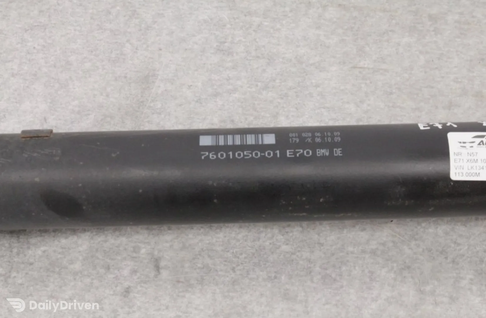 Cardan spate BMW X6 E71 benzina S63, 7601050