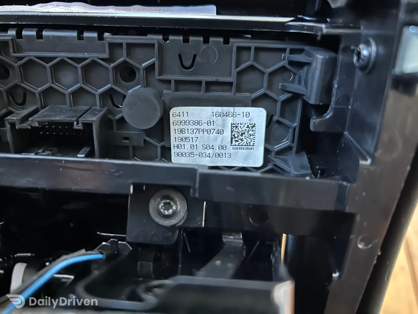 Panou clima spate cu incalzire BMW Seria 7 G11 G12, 6999386