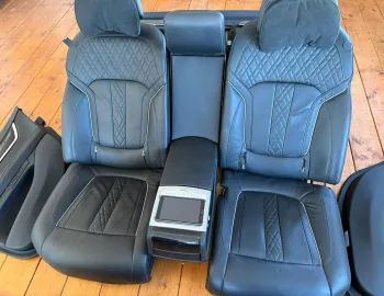 Interior complet cu incalzire BMW Seria 7 G11 G12, scaune bancheta BMW G11 G12