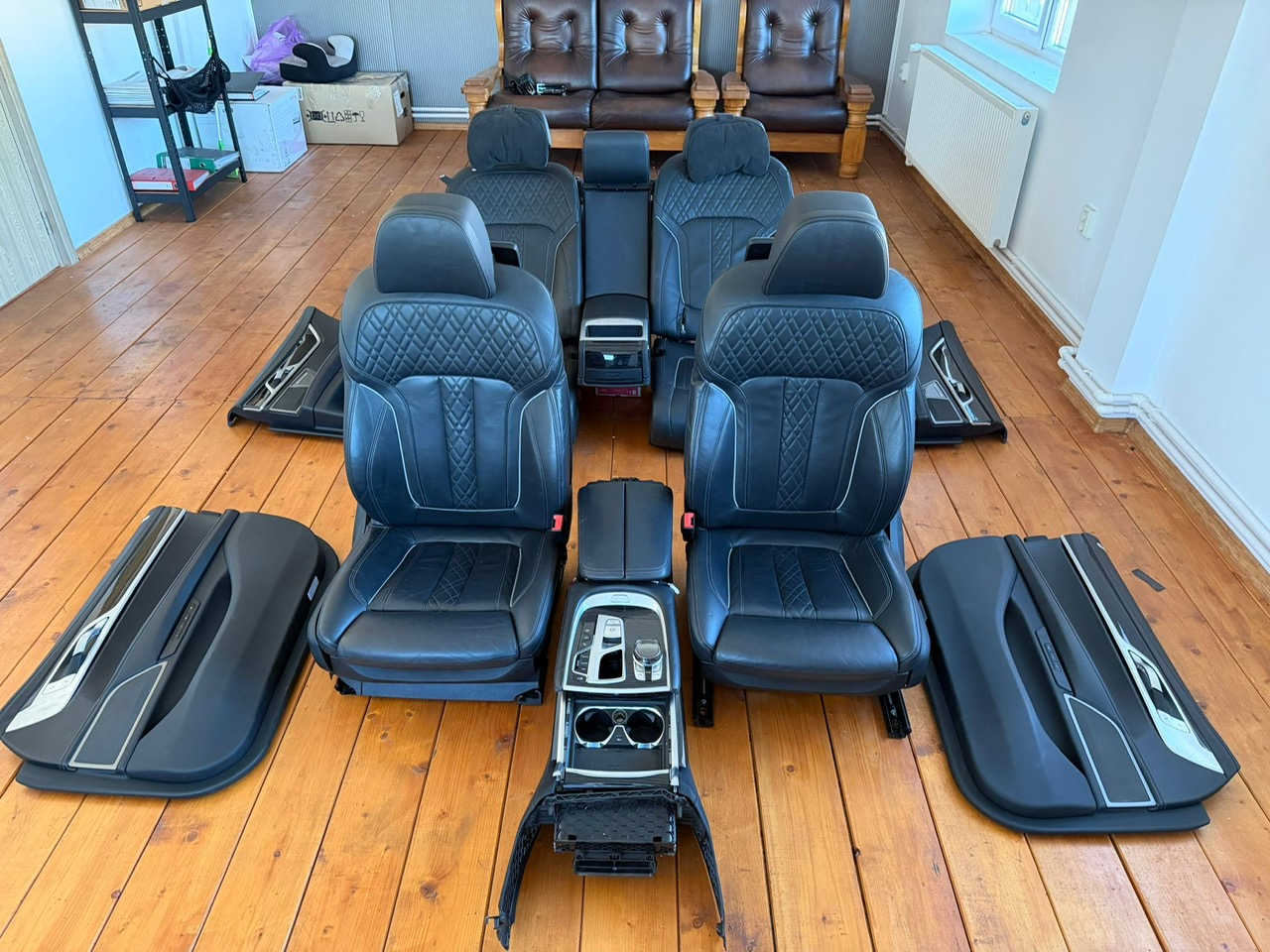 Interior complet cu incalzire BMW Seria 7 G11 G12, scaune bancheta BMW G11 G12