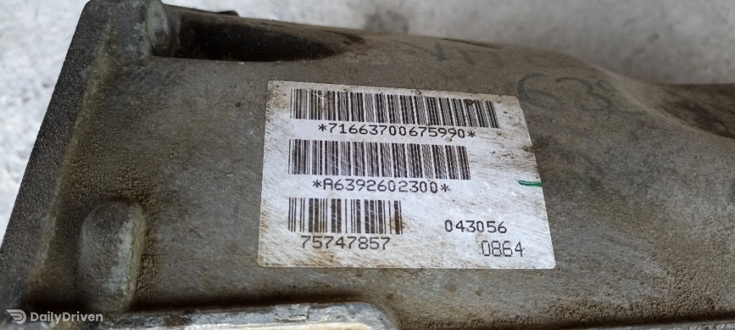 Cutie viteze manuala 6+1 trepte Mercedes Vito 2.2 Euro 4, A 6392602300, 716 637