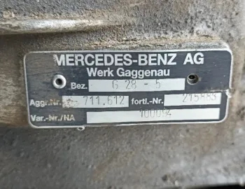 Cutie viteze 5+1 trepte Mercedes Sprinter 2.9td g28-5, cod 711 612, 215883