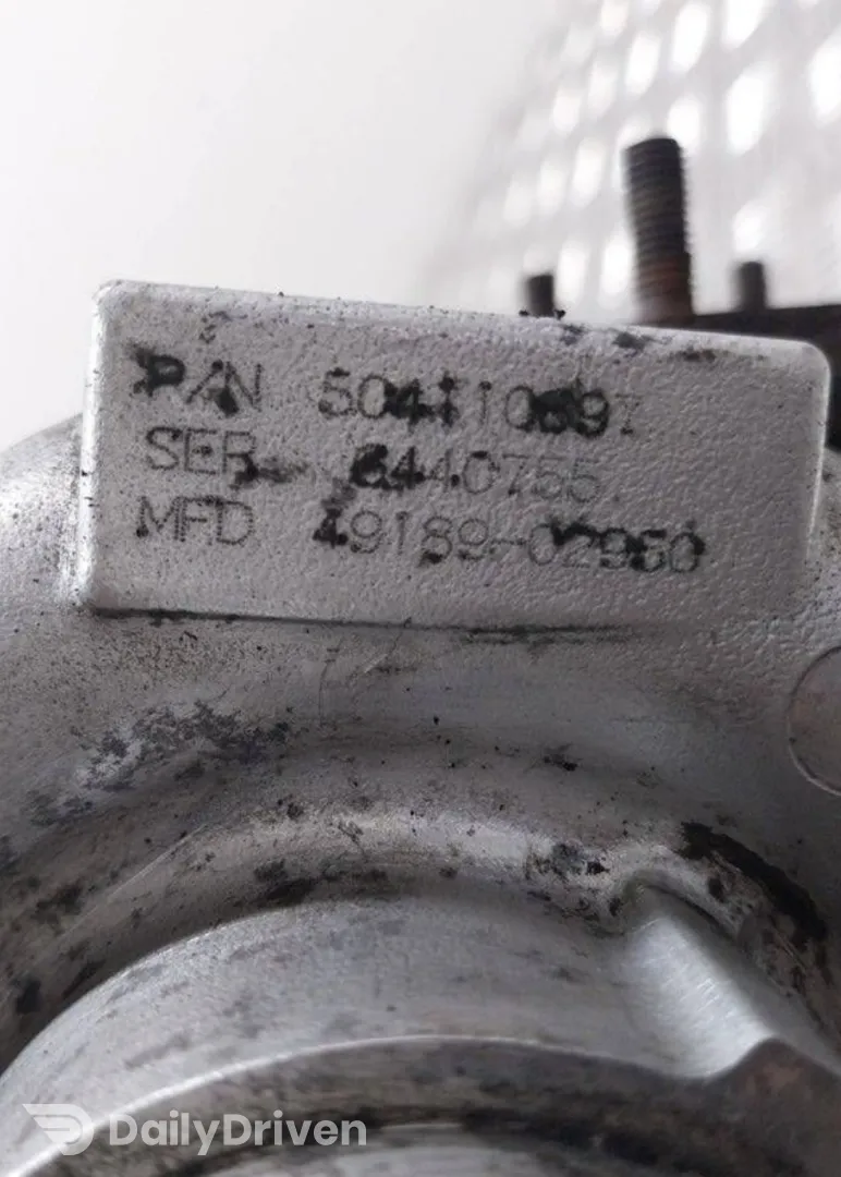 Turbina Peugeot Boxer 3.0 hdi, turbina 504110697