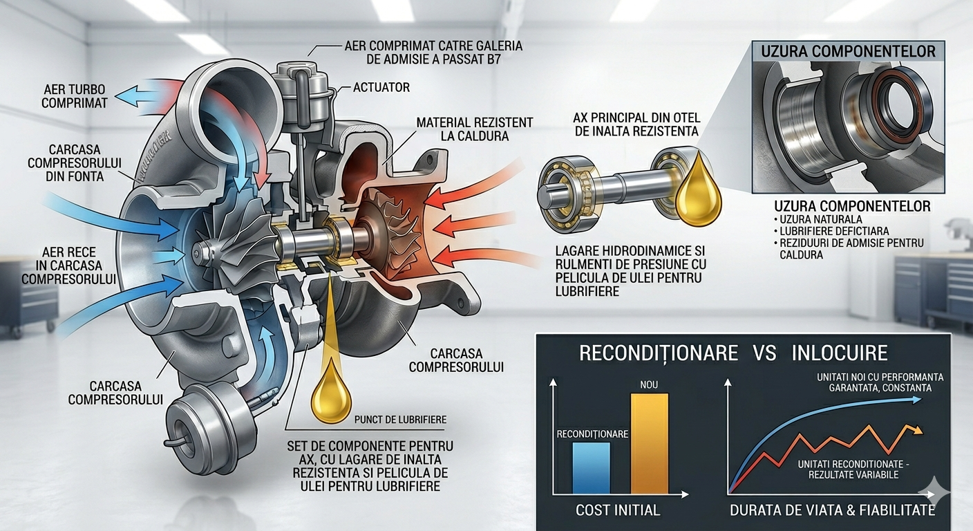 Cat costa reconditionarea unei turbine si cand merita vs una noua?