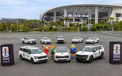 Kia marchează o etapă importantă la Campionatul Mondial de Fotbal FIFA 2026™ cu predarea oficială a automobilelor de curtoazie