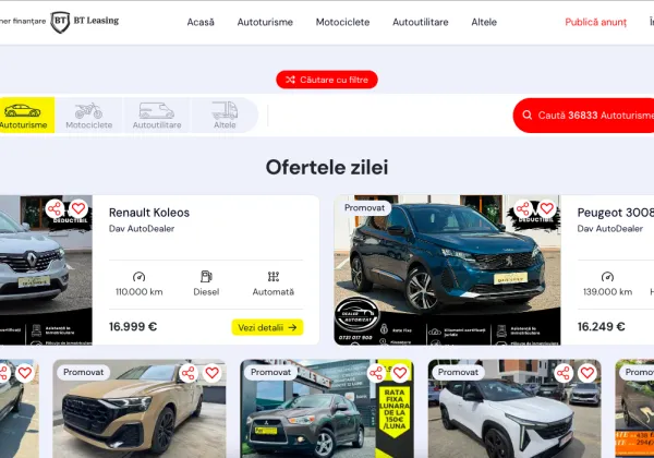 Cod de reducere 30% pentru anunțuri auto pe Plus-Auto.ro: folosește DRIVE30