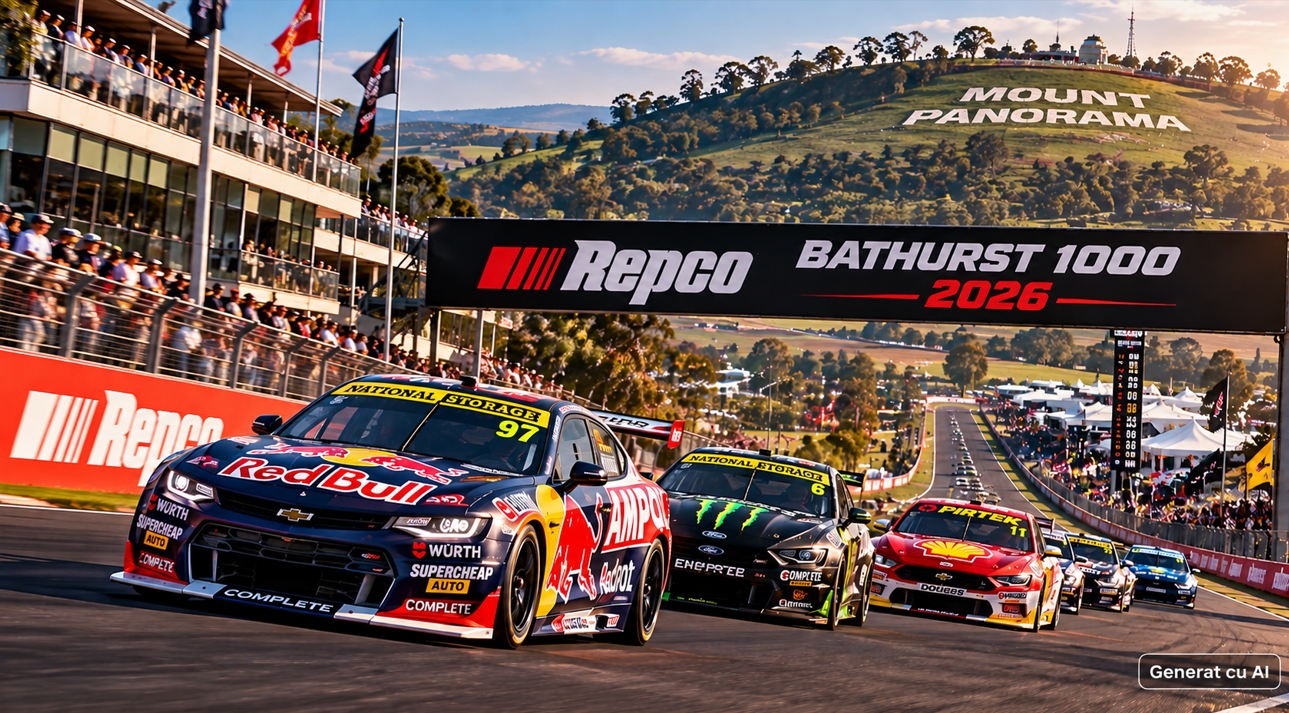 Repco Bathurst 1000 revine în octombrie: 1.000 de kilometri pe unul dintre cele mai spectaculoase circuite din lume