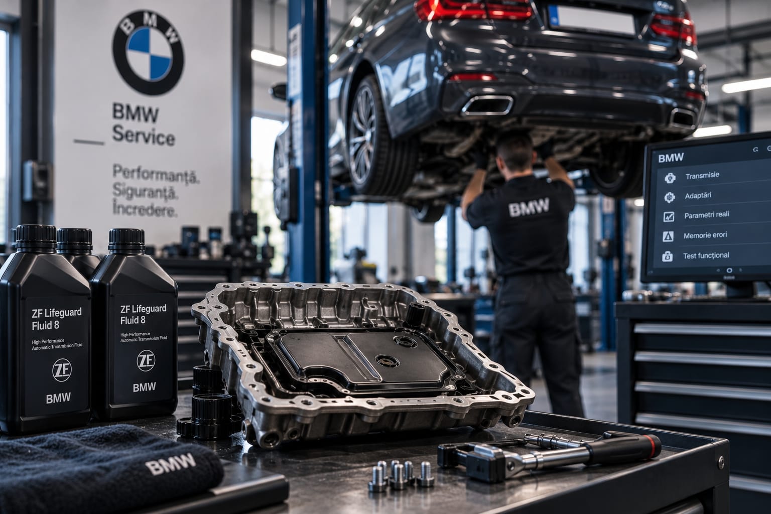 Cutia automată BMW și mitul „uleiului pe viață”: ce trebuie să știe proprietarii