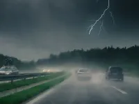 Cum să conduci în siguranță pe timp de furtună puternică