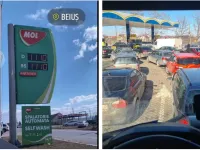 Inedit la o benzinărie din Cluj: Benzină doar pentru bombardieri, cu 30% mai scumpă.