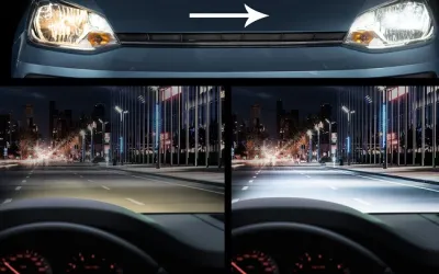 Șoferii pot înlocui becurile cu filament cu LED-uri: Anunț  de la Registrul Auto Român