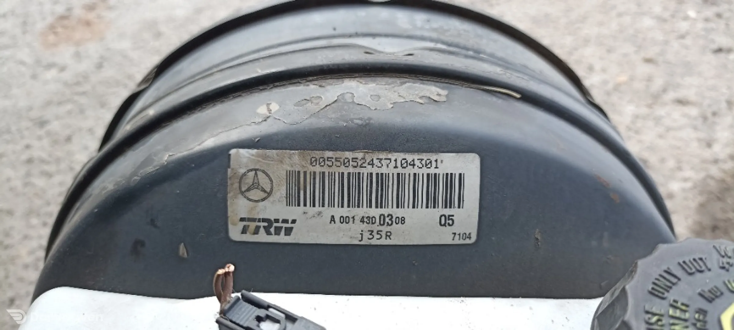 Tulumba frana dubla Mercedes Sprinter 1996-2006, A0014300308