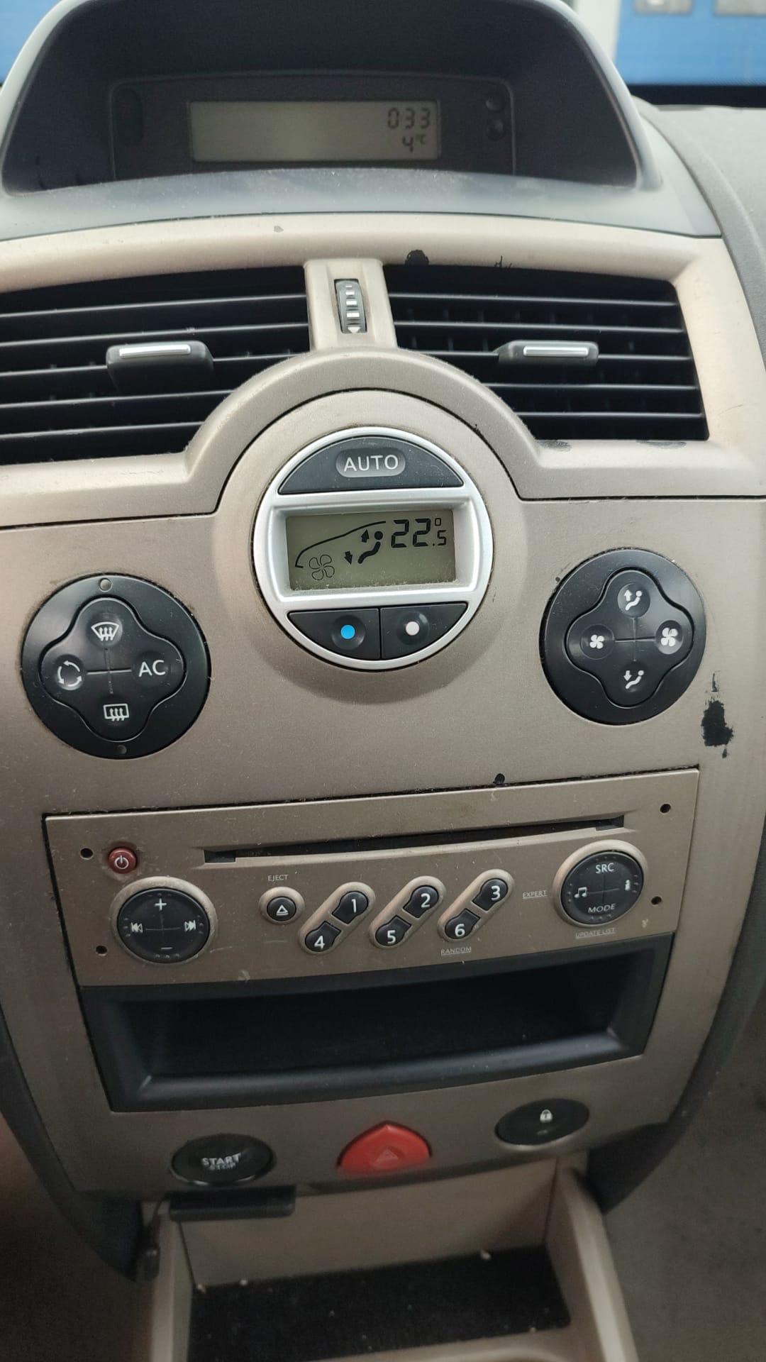 COMANDA CLIMA RENAULT MEGANE 2, EURO 3, 2006,1.9 DIESEL, 88 KW, 120 CP, COD MOTOR F9Q-B8