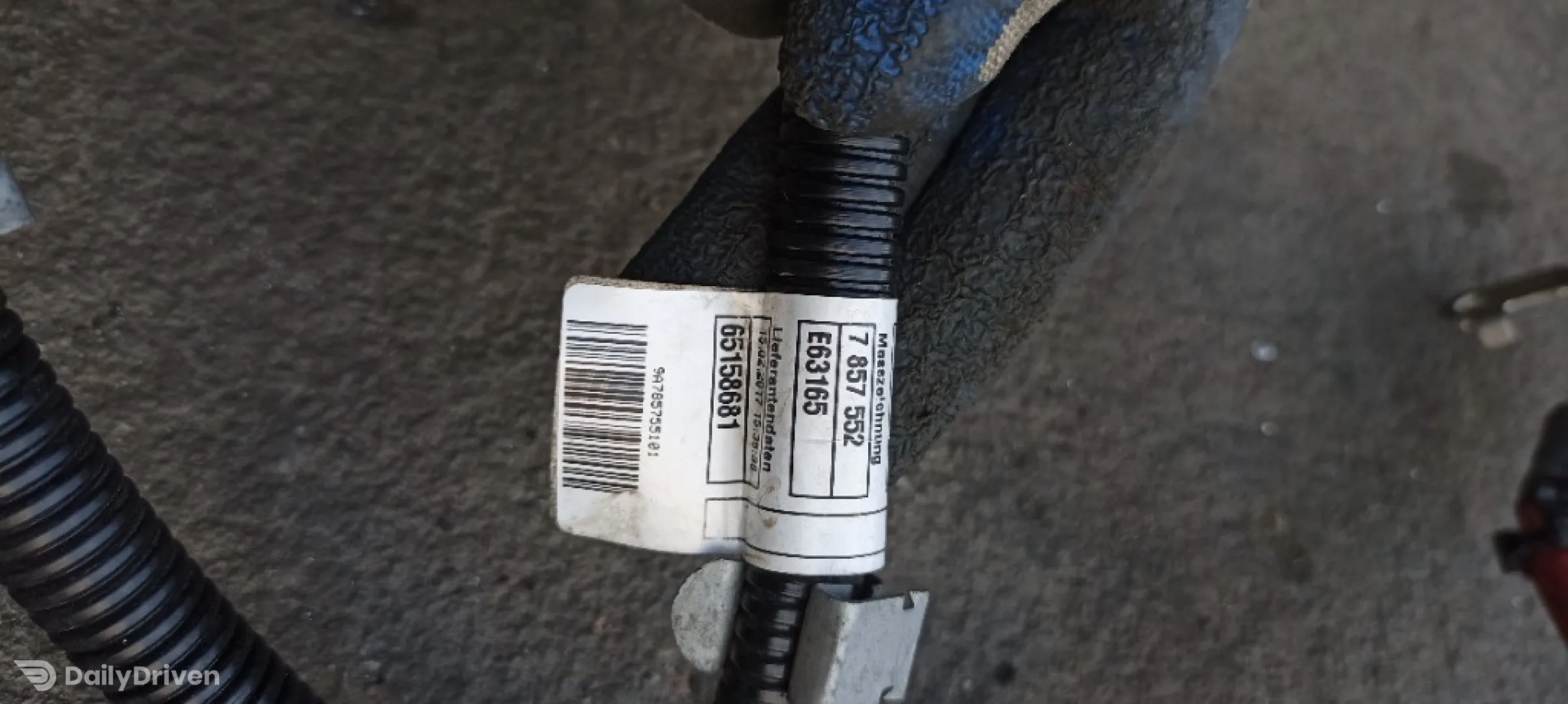 Cablu electromotor BMW Seria 3 F30 F31 F34 benzina, F80 M3, 7857551