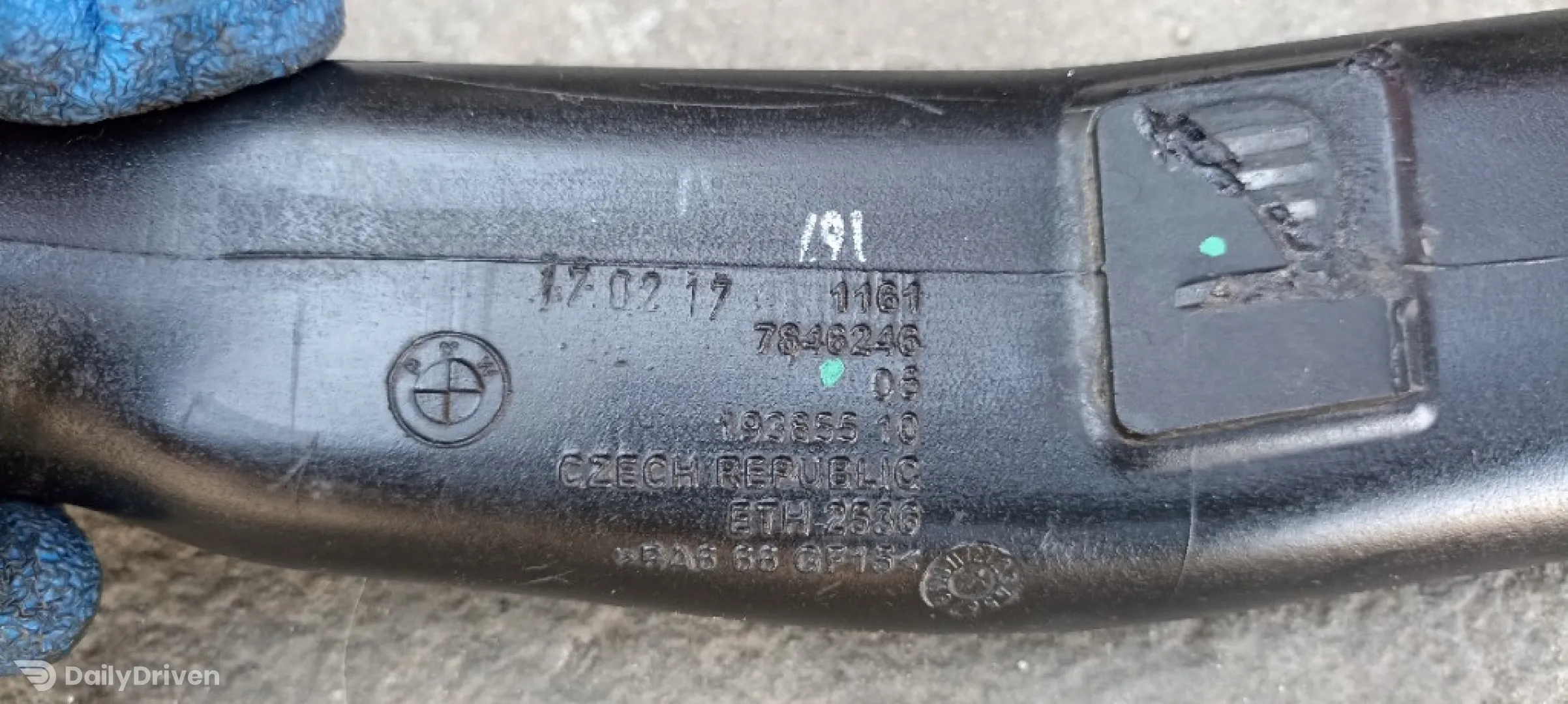 Furtun aer turbo BMW Seria 2 F87 M2 LCI, tub aer 7846246