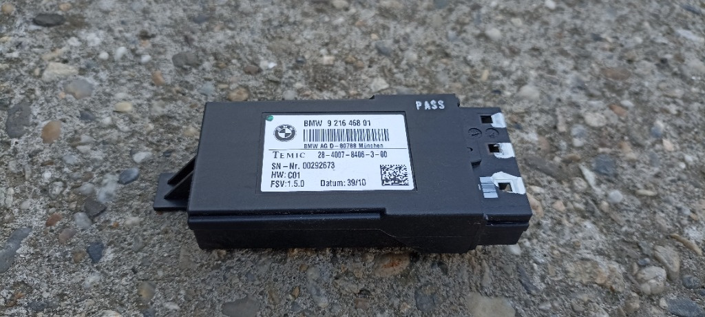 Modul scaun fata BMW Seria 1, F20, F21, 2010-2019, 9216468
