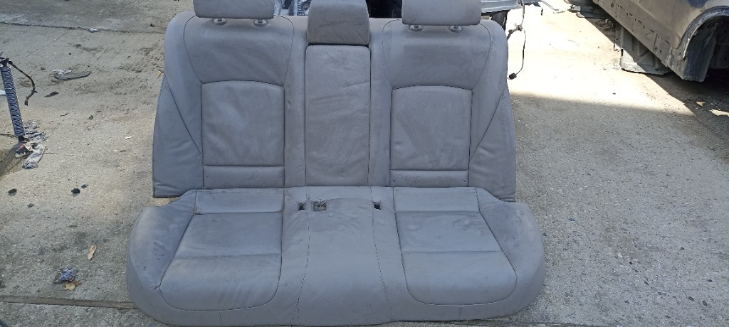 Bancheta spate piele bej BMW Seria 7, F01, F02, 2008-2015