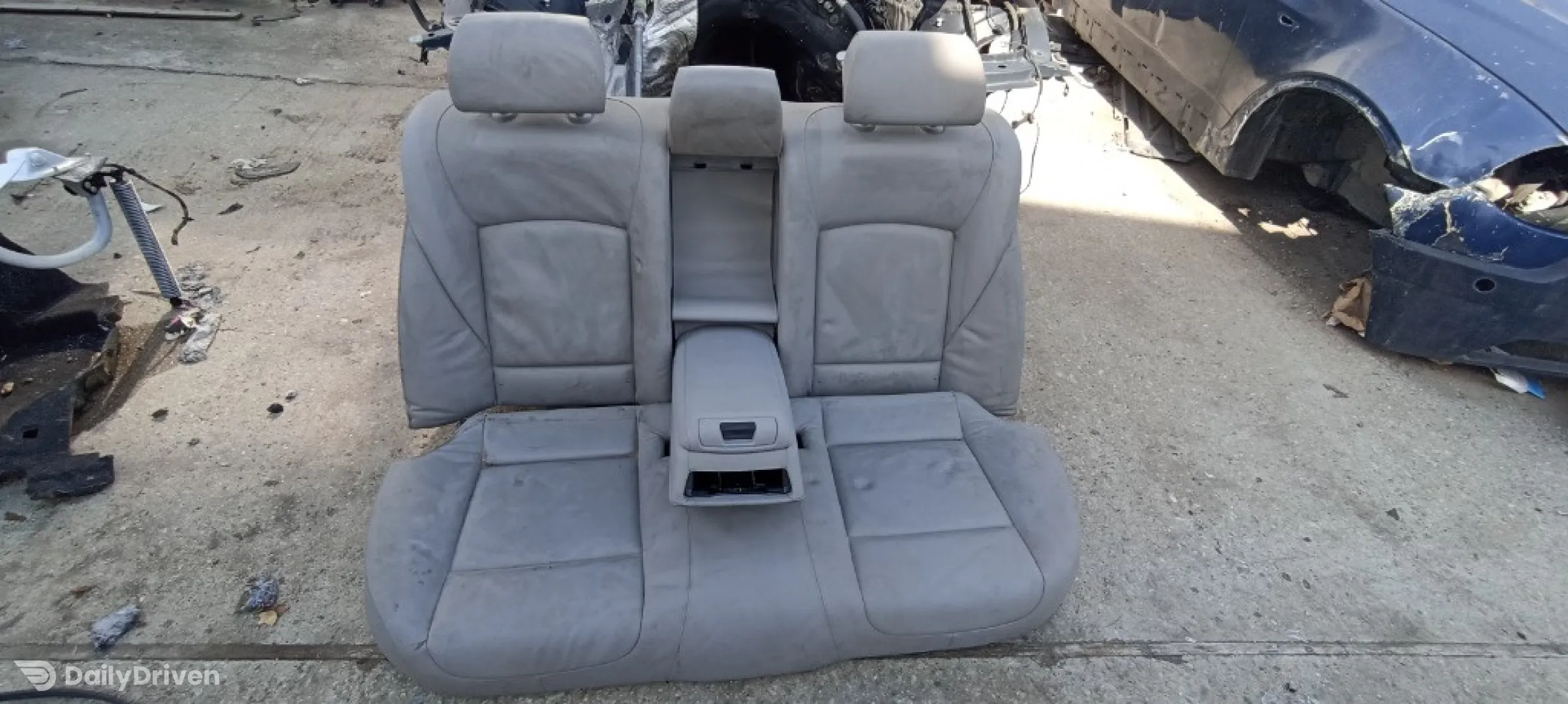 Bancheta spate piele bej BMW Seria 7, F01, F02, 2008-2015