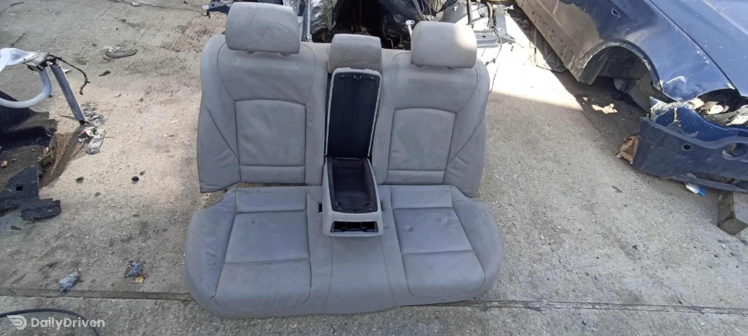 Bancheta spate piele bej BMW Seria 7, F01, F02, 2008-2015