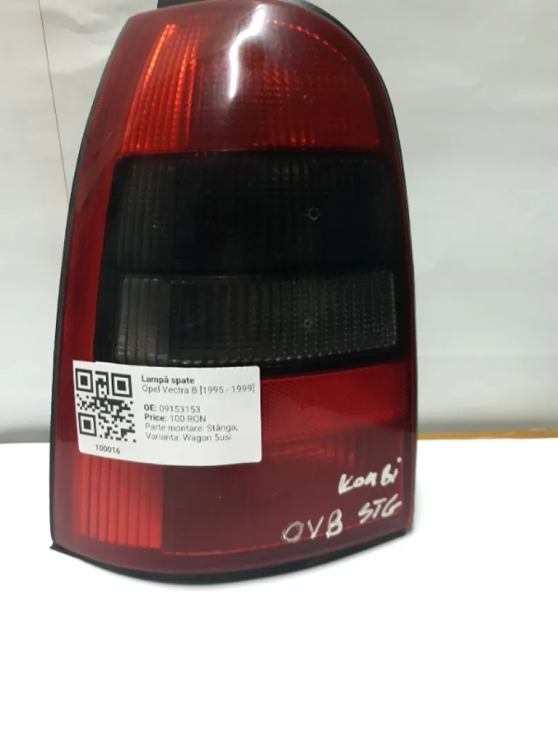 Lampă spate - Parte montare: Stânga, Varianta: Wagon 5 uși - Opel Vectra B [1995 - 1999] wagon 5-doors