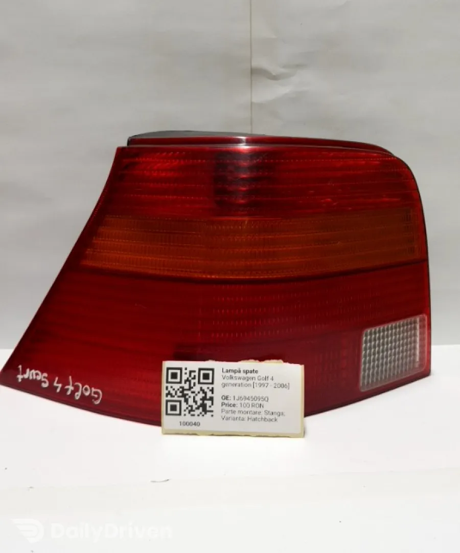 Lampă spate - Parte montare: Stânga, Varianta: Hatchback - Volkswagen Golf 4 generation [1997 - 2006] Hatchback 5-doors
