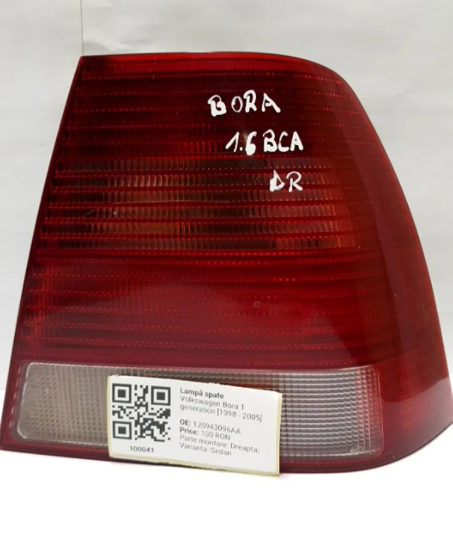 Lampă spate - Parte montare: Dreapta, Varianta: Sedan - Volkswagen Bora 1 generation [1998 - 2005] Sedan