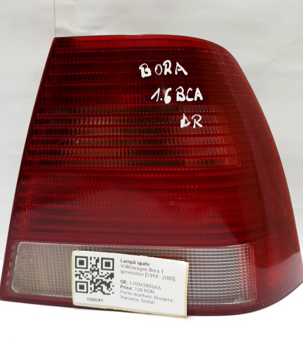 Lampă spate - Parte montare: Dreapta, Varianta: Sedan - Volkswagen Bora 1 generation [1998 - 2005] Sedan