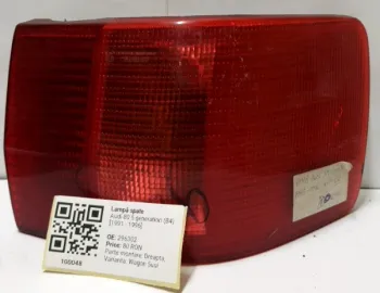 Lampă spate - Parte montare: Dreapta, Varianta: Wagon 5 uși - Audi 80 5 generation (B4) [1991 - 1996]