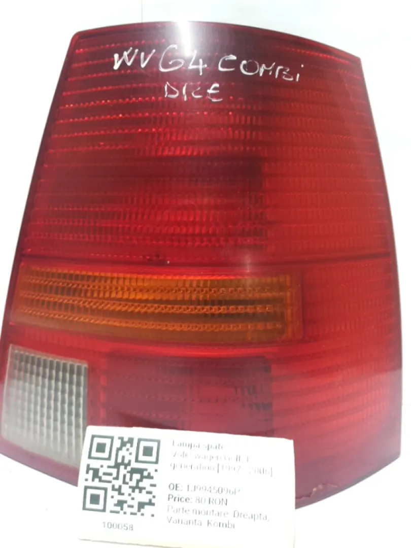 Lampă spate - Parte montare: Dreapta, Varianta: Kombi - Volkswagen Golf 4 generation [1997 - 2006] wagon