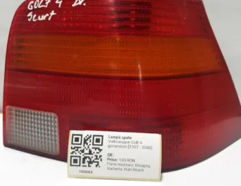 Lampă spate - Parte montare: Dreapta, Varianta: Hatchback - Volkswagen Golf 4 generation [1997 - 2006] Hatchback 5-doors