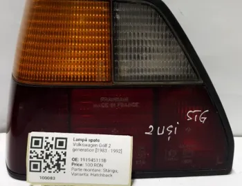 Lampă spate - Parte montare: Stânga, Varianta: Hatchback - Volkswagen Golf 2 generation [1983 - 1992] Hatchback 3-doors