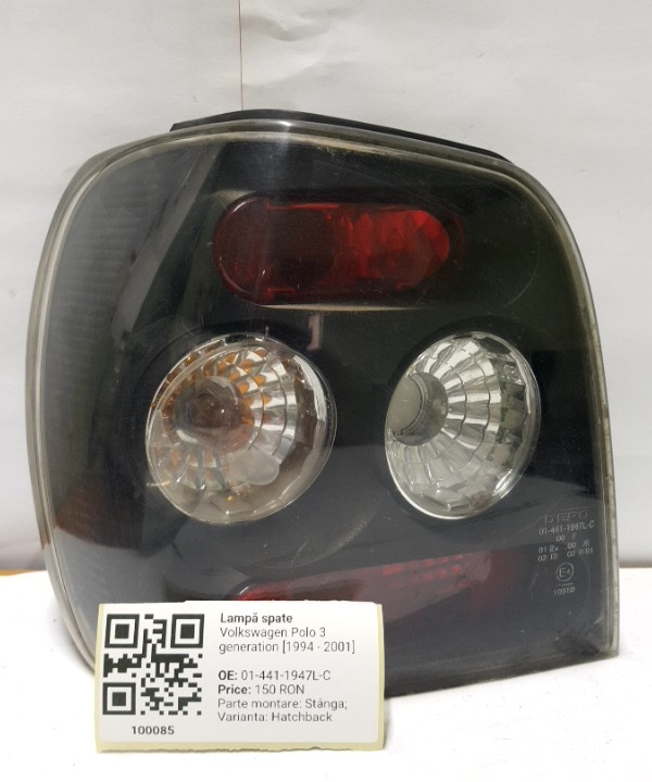 Lampă spate - Parte montare: Stânga, Varianta: Hatchback - Volkswagen Polo 3 generation [1994 - 2001] Hatchback 3-doors