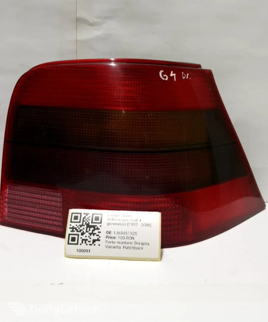 Lampă spate - Parte montare: Dreapta, Varianta: Hatchback - Volkswagen Golf 4 generation [1997 - 2006] GTI hatchback 3-doors