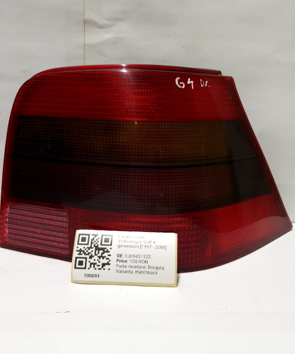 Lampă spate - Parte montare: Dreapta, Varianta: Hatchback - Volkswagen Golf 4 generation [1997 - 2006] GTI hatchback 3-doors