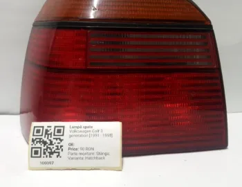 Lampă spate - Parte montare: Stânga, Varianta: Hatchback - Volkswagen Golf 3 generation [1991 - 1998] Hatchback 5-doors