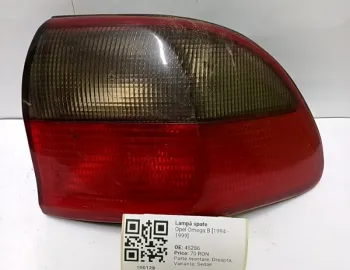 Lampă spate - Parte montare: Dreapta, Varianta: Sedan - Opel Omega B [1994 - 1999] Sedan