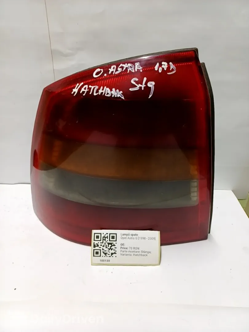 Lampă spate - Parte montare: Stânga, Varianta: Hatchback - Opel Astra G [1998 - 2009] Hatchback 5-doors