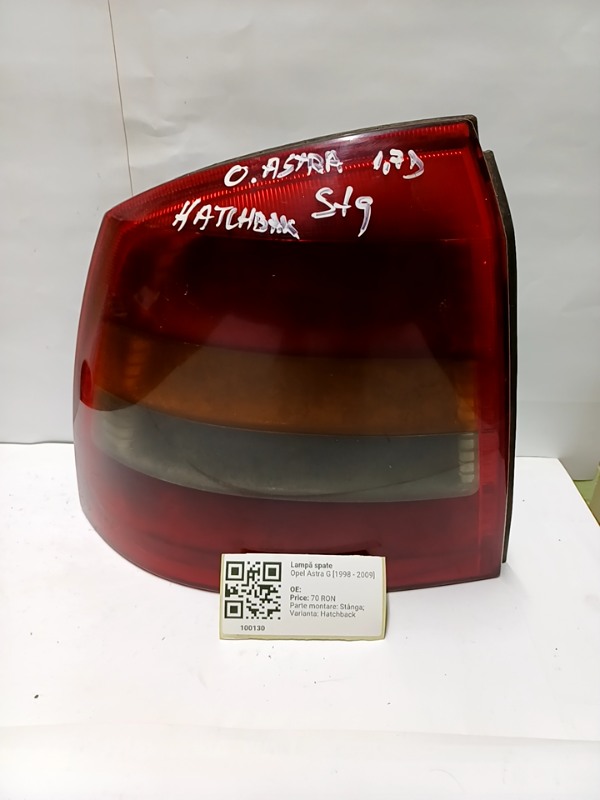 Lampă spate - Parte montare: Stânga, Varianta: Hatchback - Opel Astra G [1998 - 2009] Hatchback 5-doors