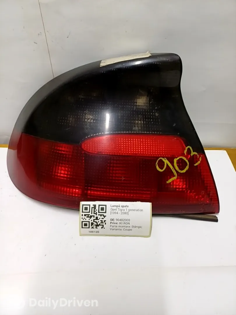 Lampă spate - Parte montare: Stânga, Varianta: Coupe - Opel Tigra 1 generation [1994 - 2000] Coupe