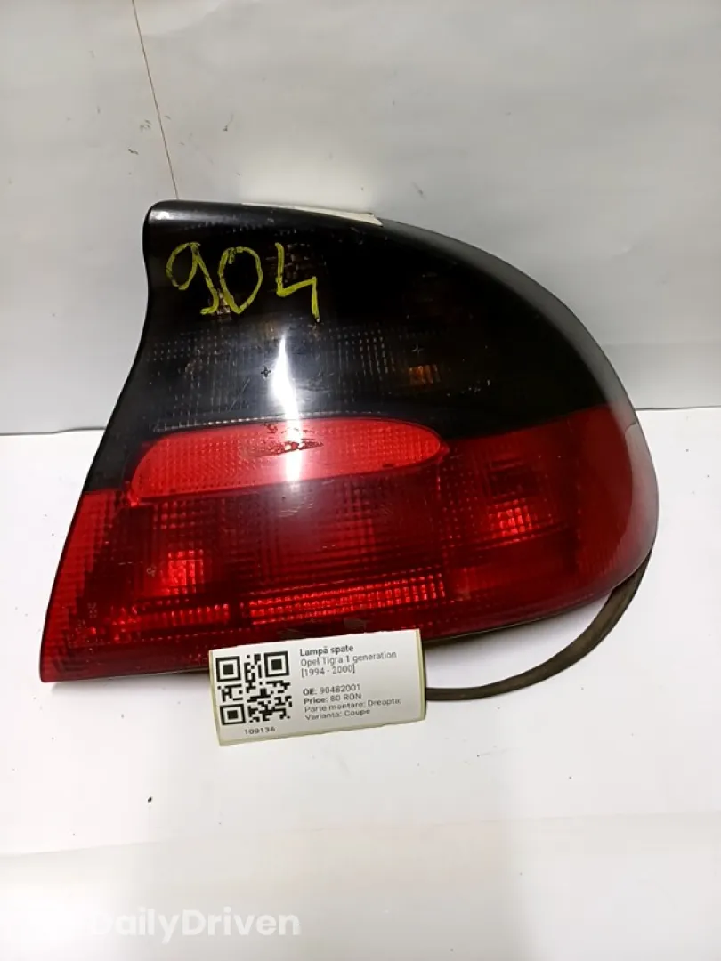 Lampă spate - Parte montare: Dreapta, Varianta: Coupe - Opel Tigra 1 generation [1994 - 2000] Coupe