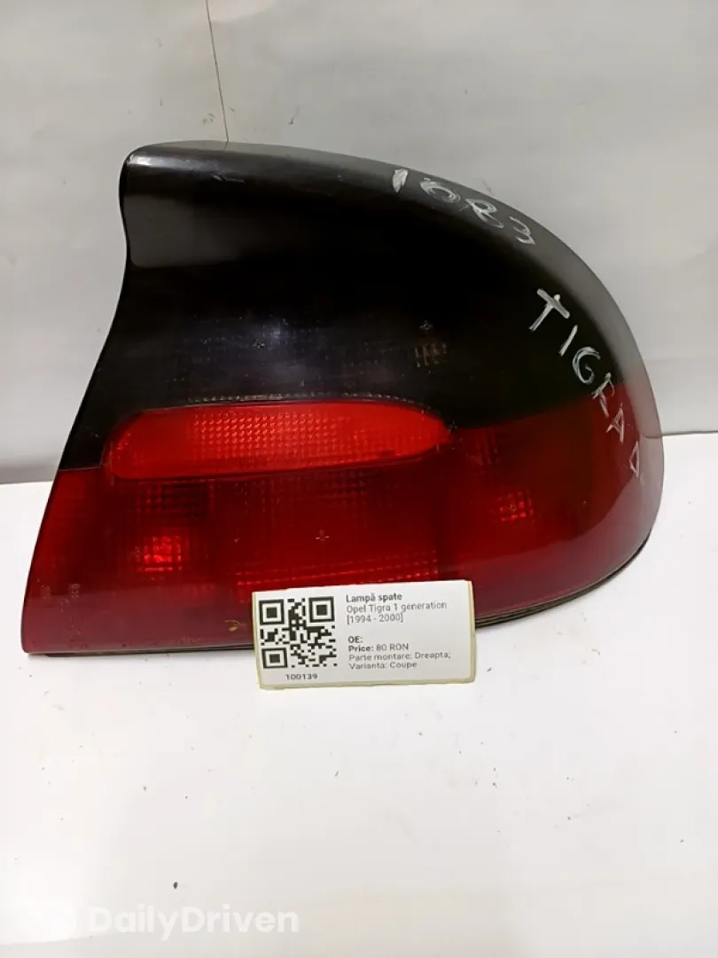 Lampă spate - Parte montare: Dreapta, Varianta: Coupe - Opel Tigra 1 generation [1994 - 2000] Coupe
