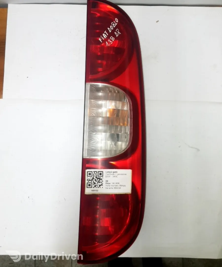 Lampă spate - Parte montare: Stânga, Varianta: Minivan - Fiat Doblo 1 generation [2001 - 2005] Minivan