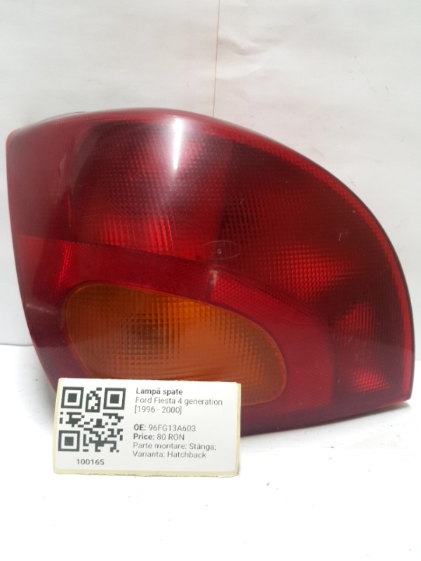 Lampă spate - Parte montare: Stânga, Varianta: Hatchback - Ford Fiesta 4 generation [1996 - 2000] Hatchback 3-doors