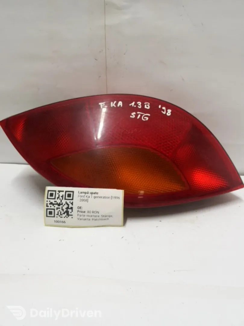Lampă spate - Parte montare: Stânga, Varianta: Hatchback - Ford Ka 1 generation [1996 - 2008] Hatchback 3-doors