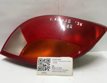 Lampă spate - Parte montare: Dreapta, Varianta: Hatchback - Ford Ka 1 generation [1996 - 2008] Hatchback 3-doors