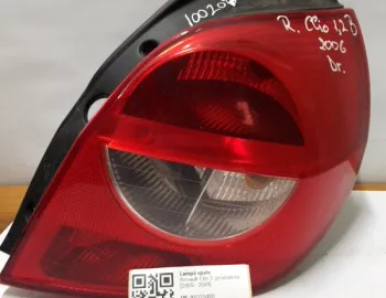 Lampă spate - Parte montare: Dreapta, Varianta: Hatchback - Renault Clio 3 generation [2005 - 2009] Hatchback 3-doors