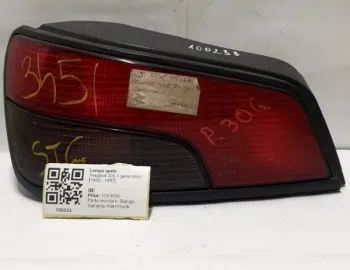 Lampă spate - Parte montare: Stânga, Varianta: Hatchback - Peugeot 306 1 generation [1993 - 1997] Hatchback 5-doors