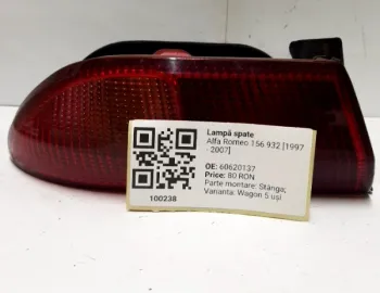 Lampă spate - Parte montare: Stânga, Varianta: Wagon 5 uși - Alfa Romeo 156 932 [1997 - 2007] wagon